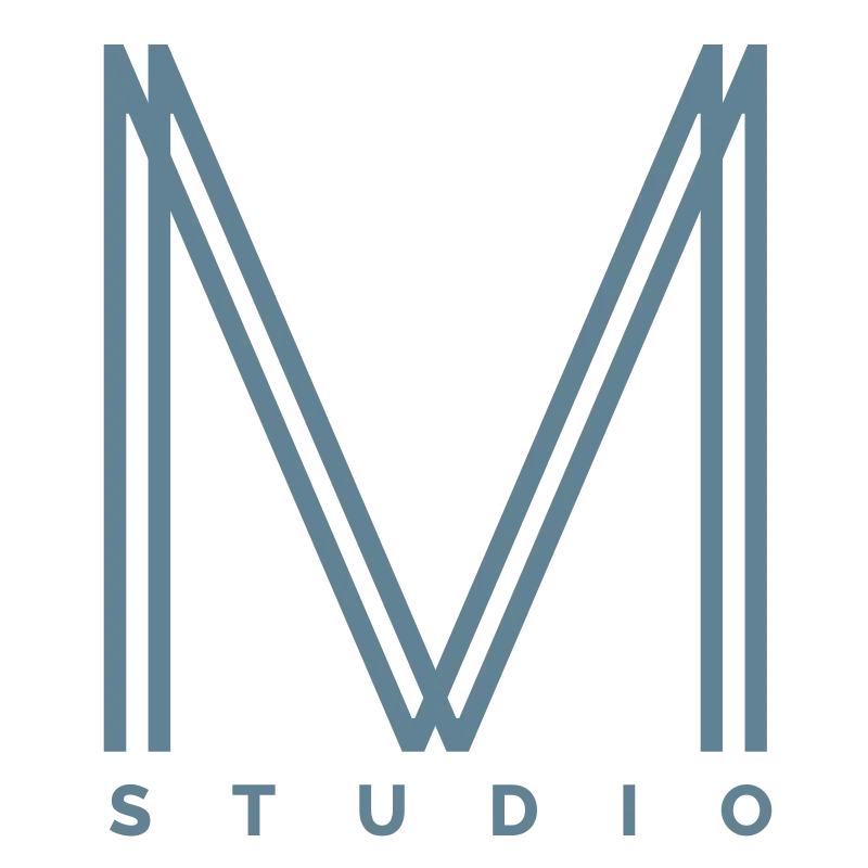 MM Studio interior design photography and digital marketing logo
